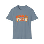 WALK BY FAITH Retro Sun T-Shirt