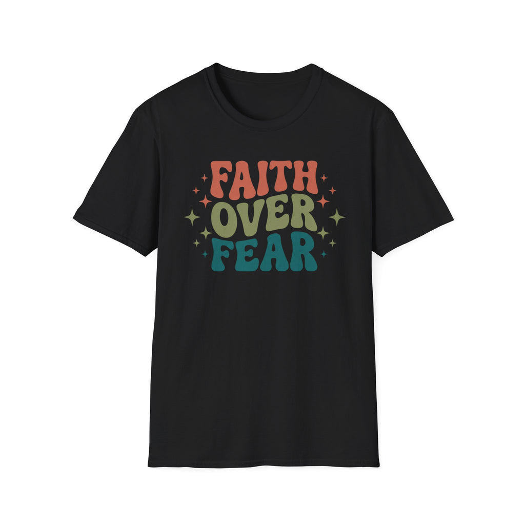 FAITH OVER FEAR retro T-Shirt