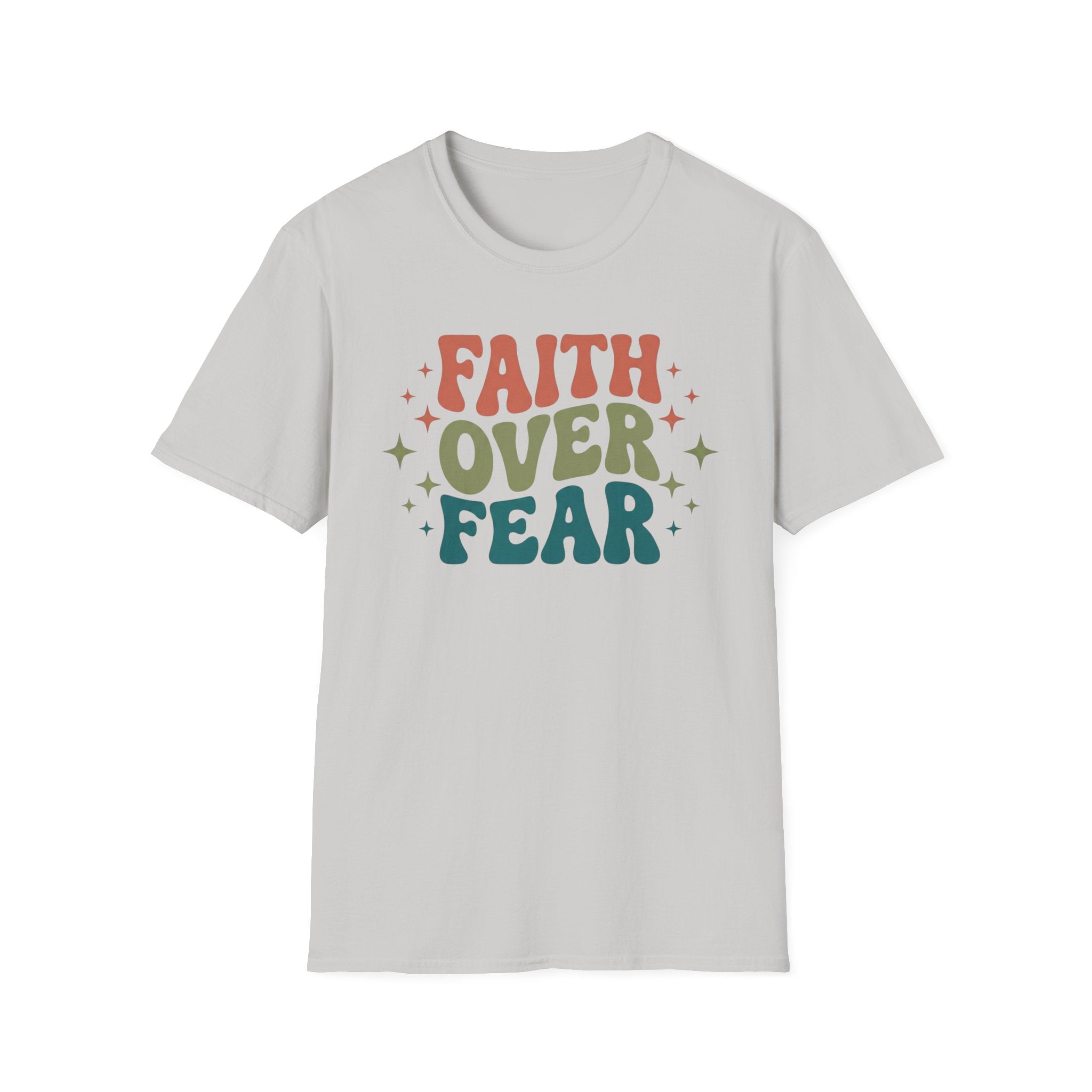FAITH OVER FEAR retro T-Shirt