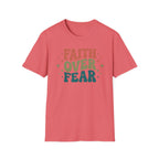 FAITH OVER FEAR retro T-Shirt
