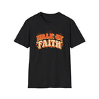 WALK BY FAITH Retro Sun T-Shirt