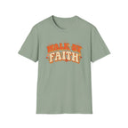 WALK BY FAITH Retro Sun T-Shirt