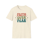 FAITH OVER FEAR retro T-Shirt