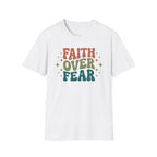FAITH OVER FEAR retro T-Shirt
