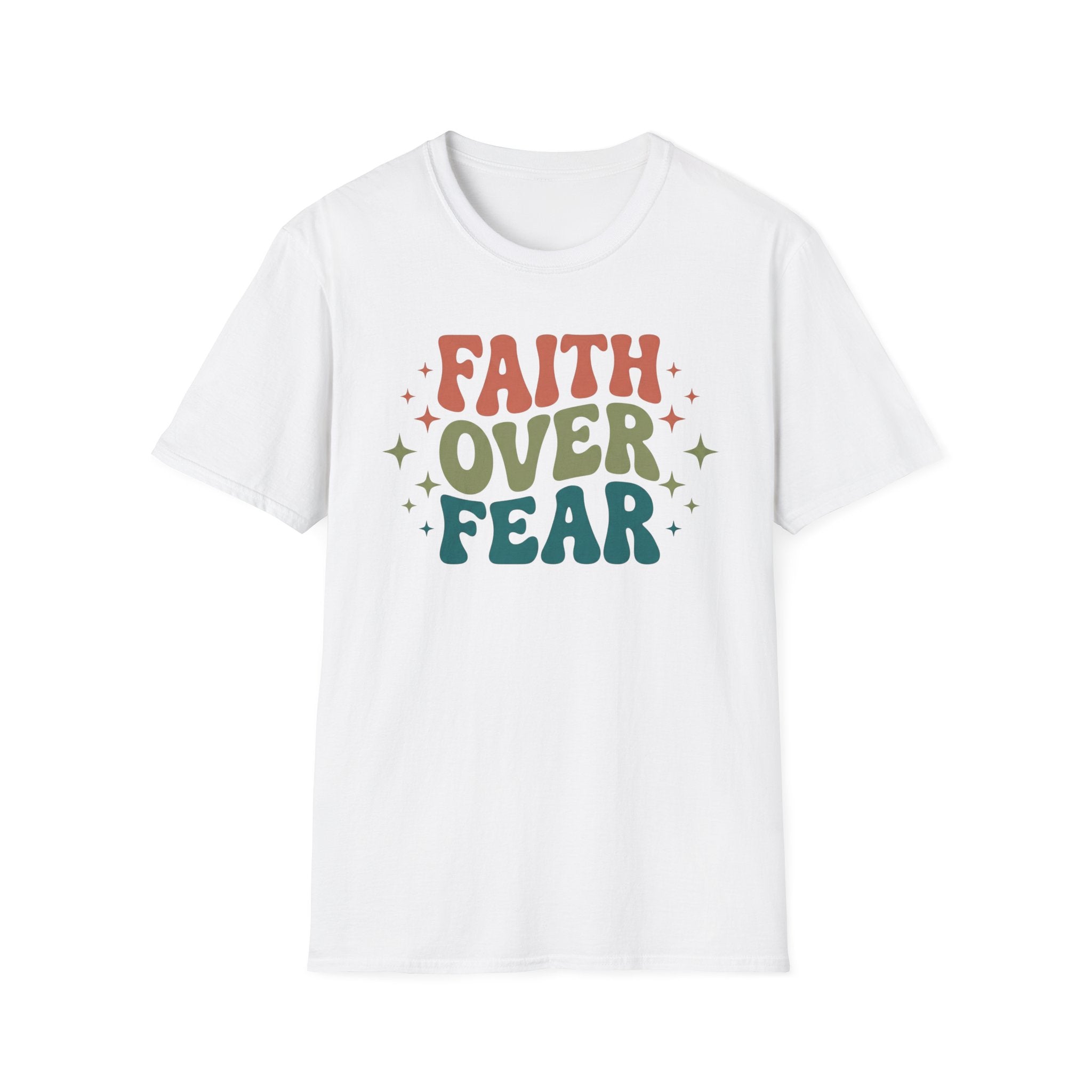 FAITH OVER FEAR retro T-Shirt