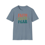 FAITH OVER FEAR retro T-Shirt